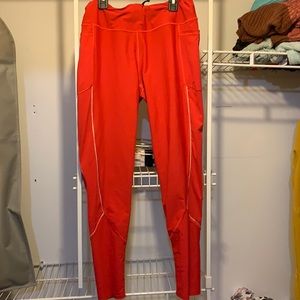 Red Victoria’s Secret sports leggings lg